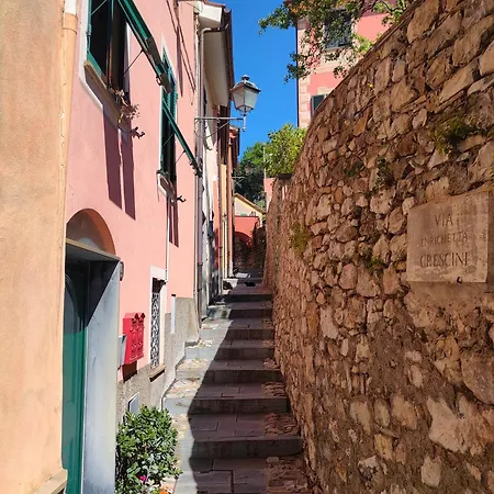 Prázdninový dům Tra Le Cinque Terre, Camogli E Portofino Con Scorcio Mare All'orizzonte