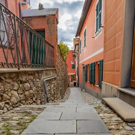 Casa de Férias Tra Le Cinque Terre, Camogli E Portofino Con Scorcio Mare All'orizzonte