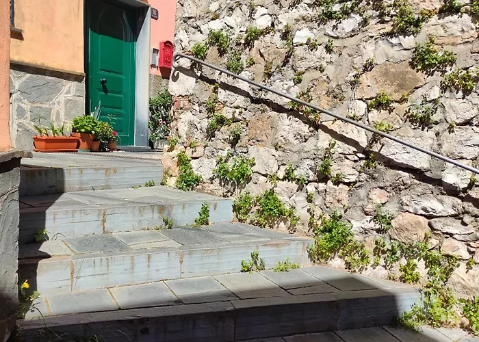 Tra Le Cinque Terre, Camogli E Portofino Con Scorcio Mare All'orizzonte Σπίτι διακοπών