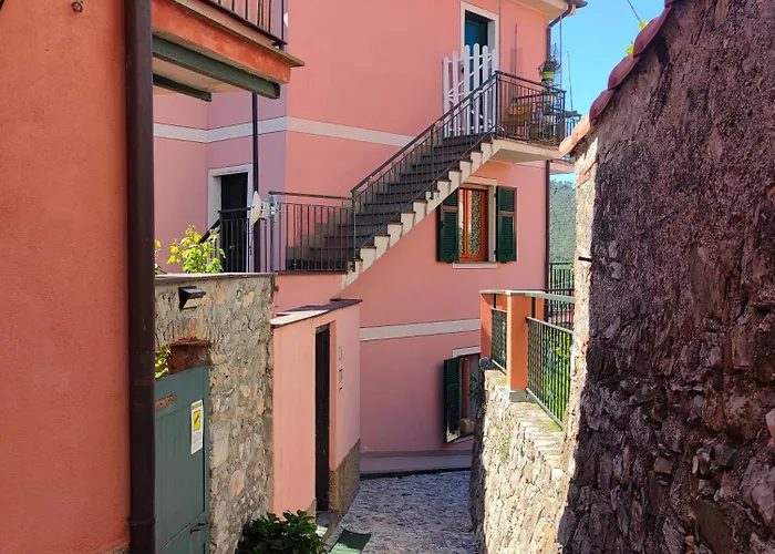 Tra Le Cinque Terre, Camogli E Portofino Con Scorcio Mare All'orizzonte Σπίτι διακοπών *